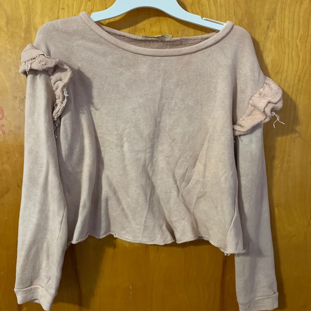 LoveShackFancy cropped sweatshirt